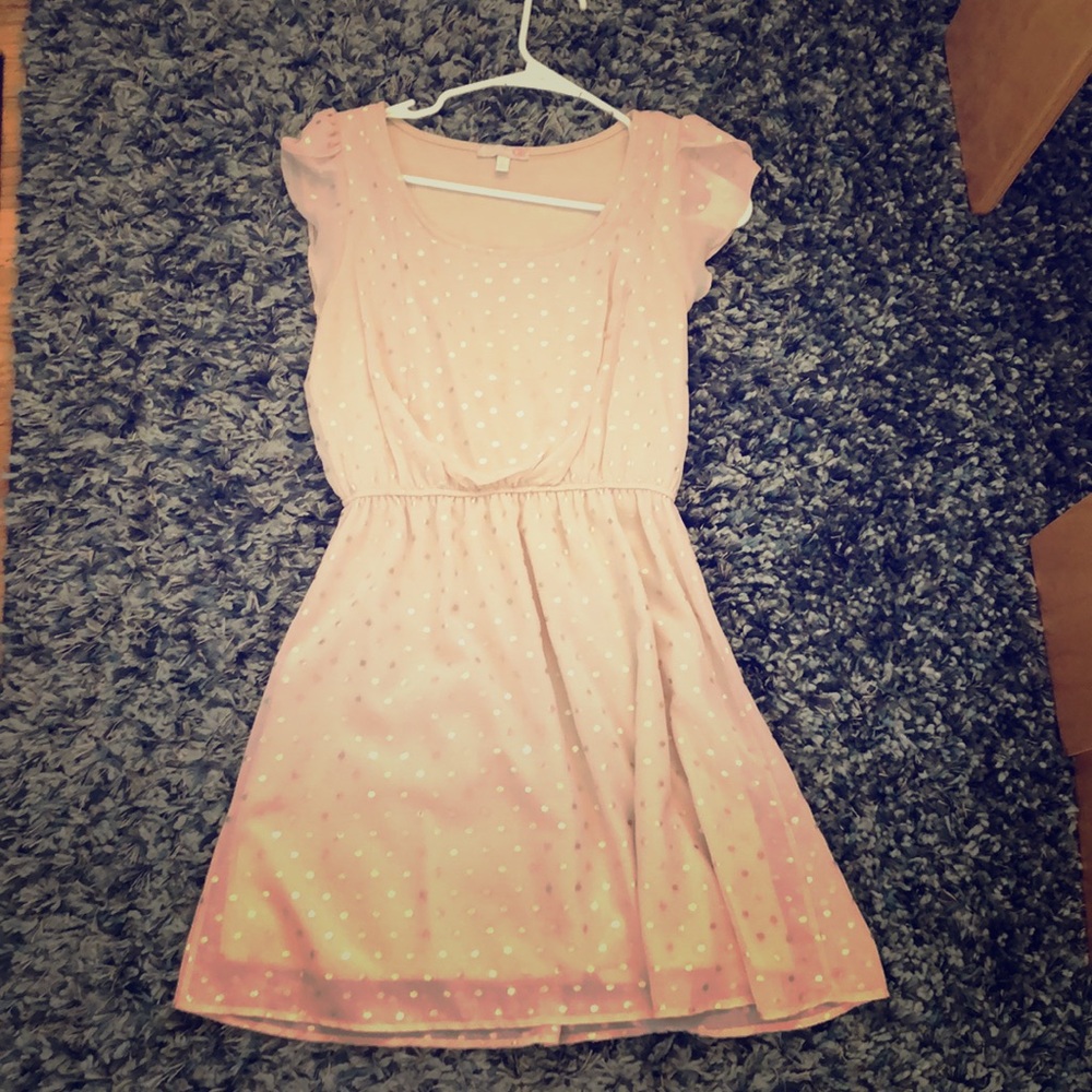 Gold sparkle dress